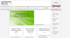 Desktop Screenshot of learnwebdesignonline.com